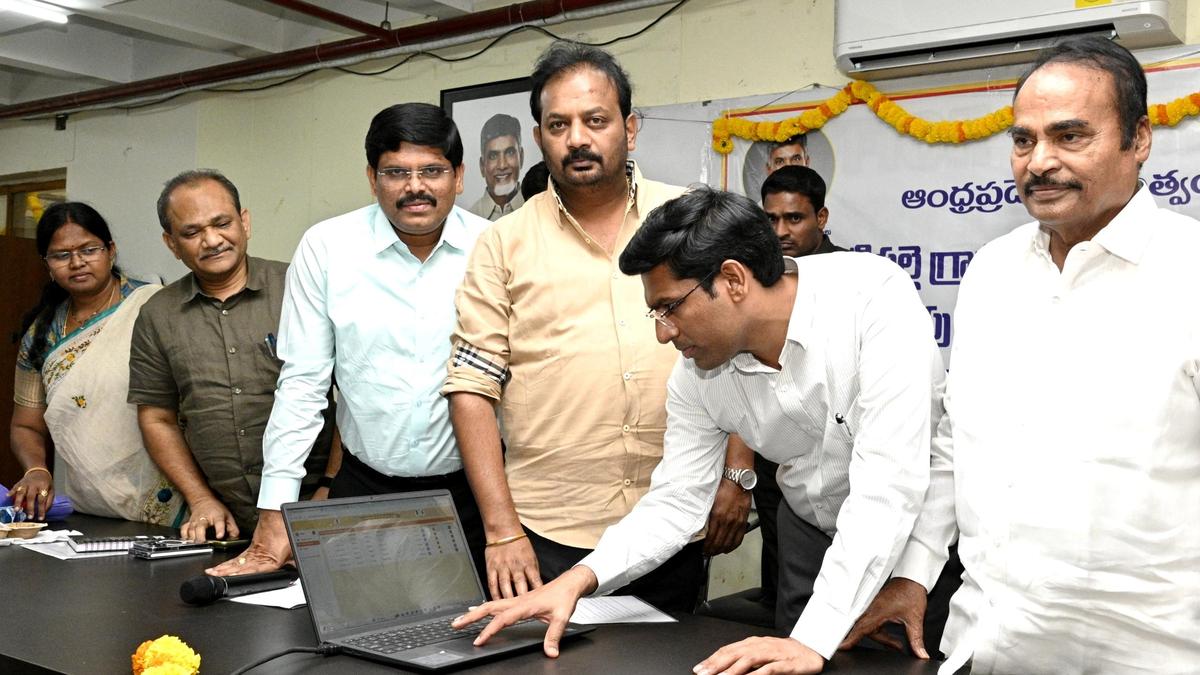 Settipalle land plots allotted under e-dip