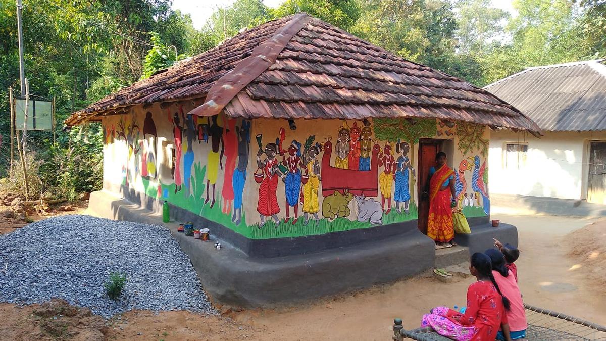 A Bengal village whose walls are free of political slogans