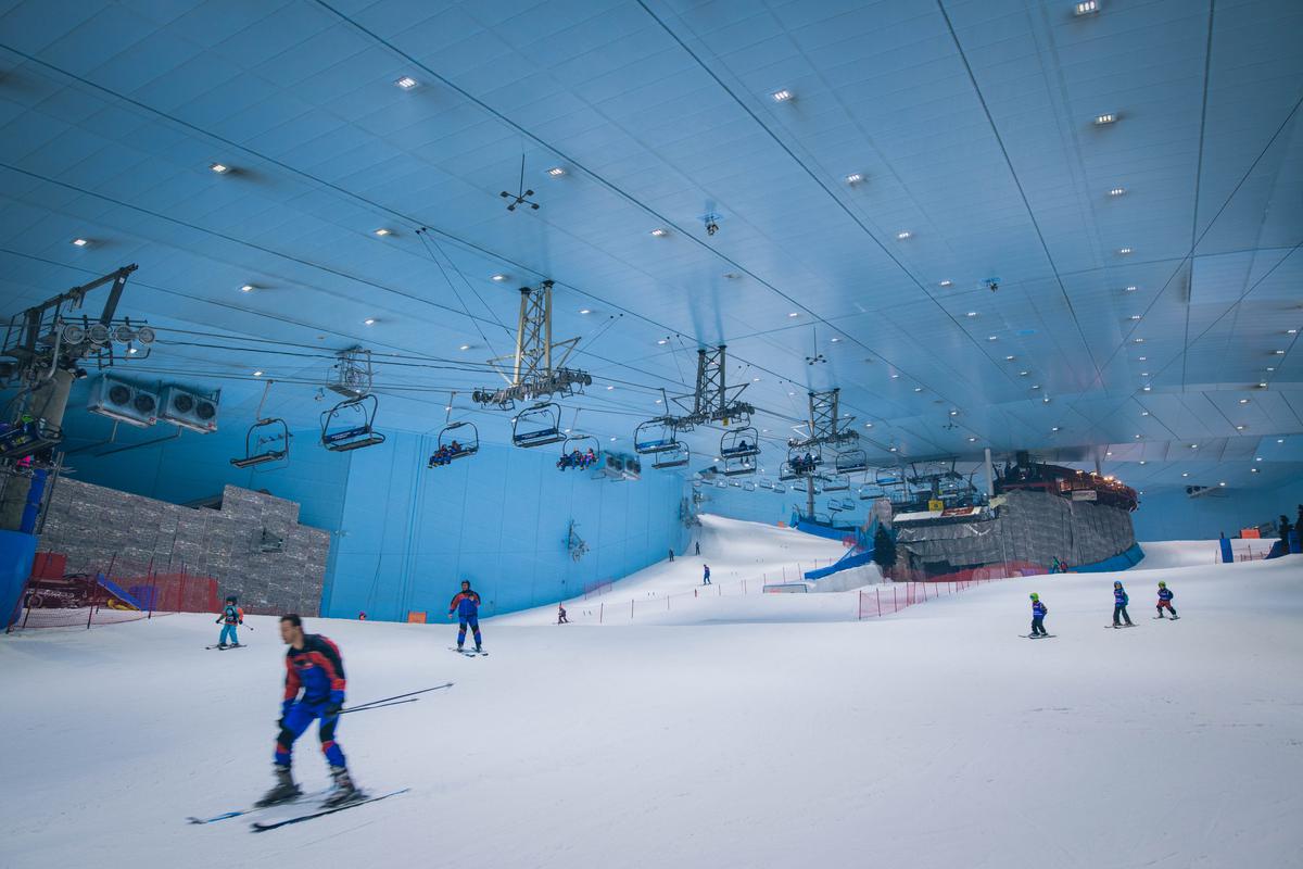 Indoor ski facility at Mall of the Emirates 