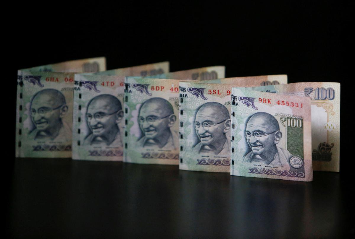 First India on X: Rupee settles 20 paise lower at 73.58