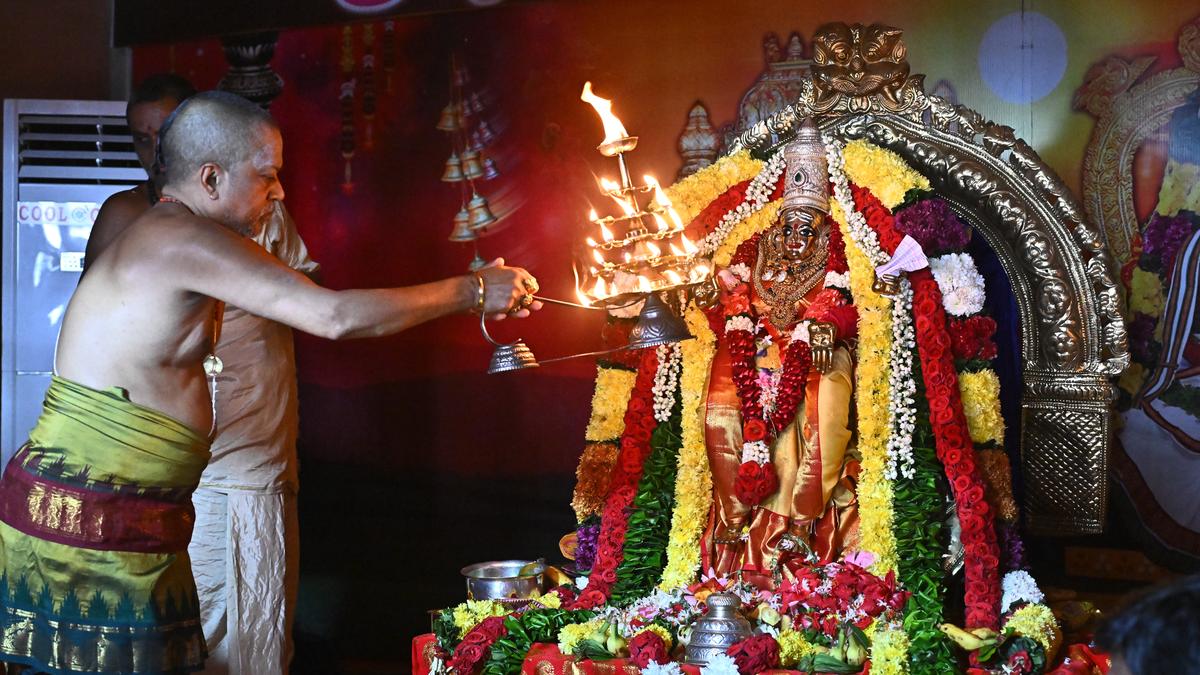 Dasara festivities begin atop Indrakeeladri with grand “Bala Tripura Sundari Devi alankaram”