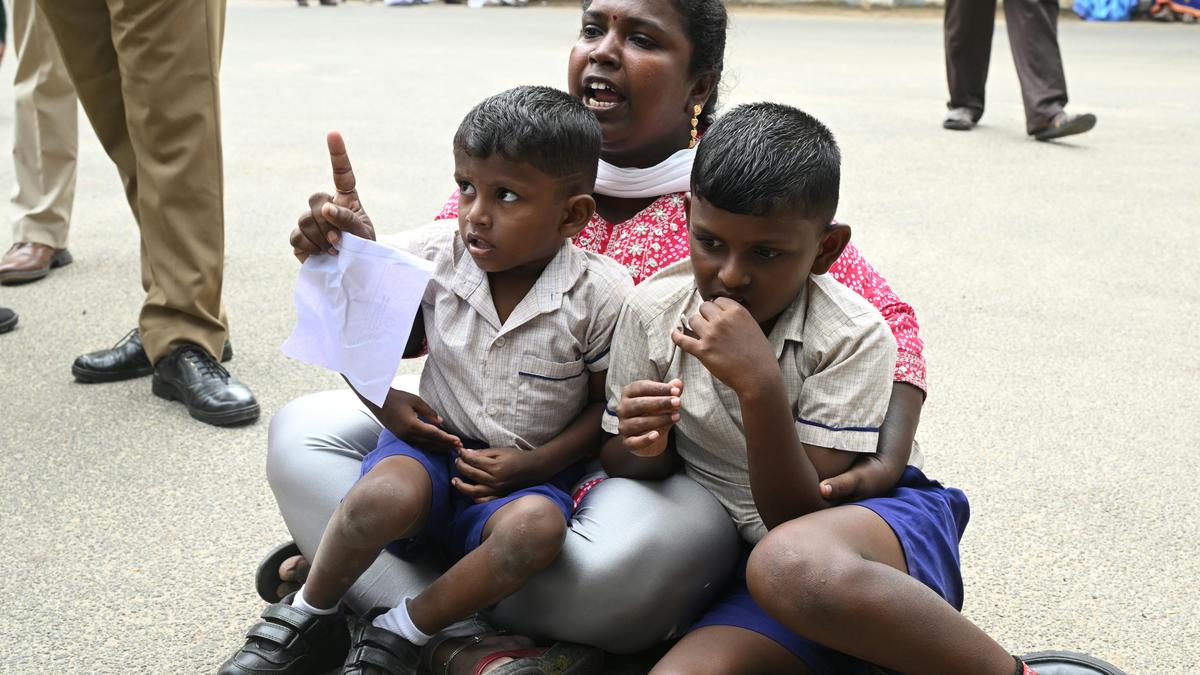 Sri Lankan refugee protests non-allotment of free house