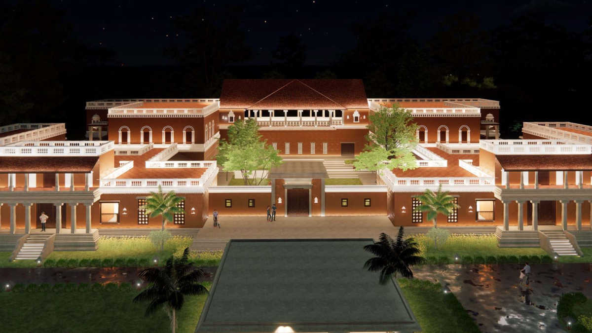 An artist’s impression of the Naavai Museum in Ramanathapuram district An artist’s impression of the Naavai Museum in Ramanathapuram district