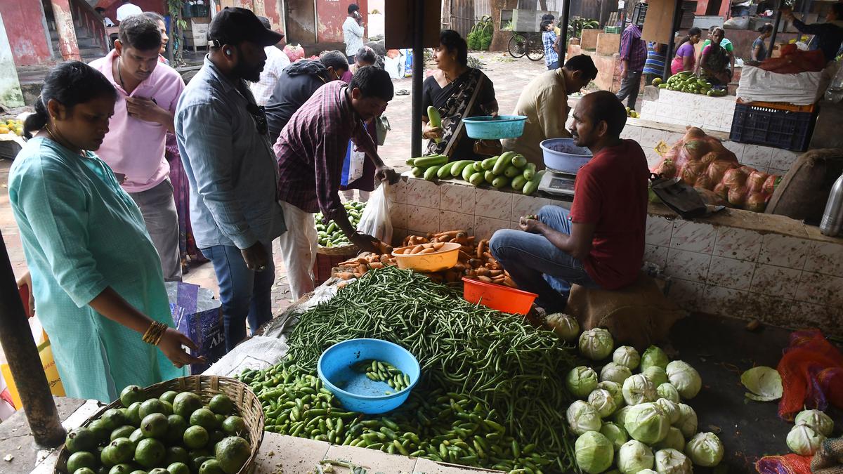 Vegetable prices go through the roof at Rythu Bazaars in Visakhapatnam as cyclone Michaung hits supplies