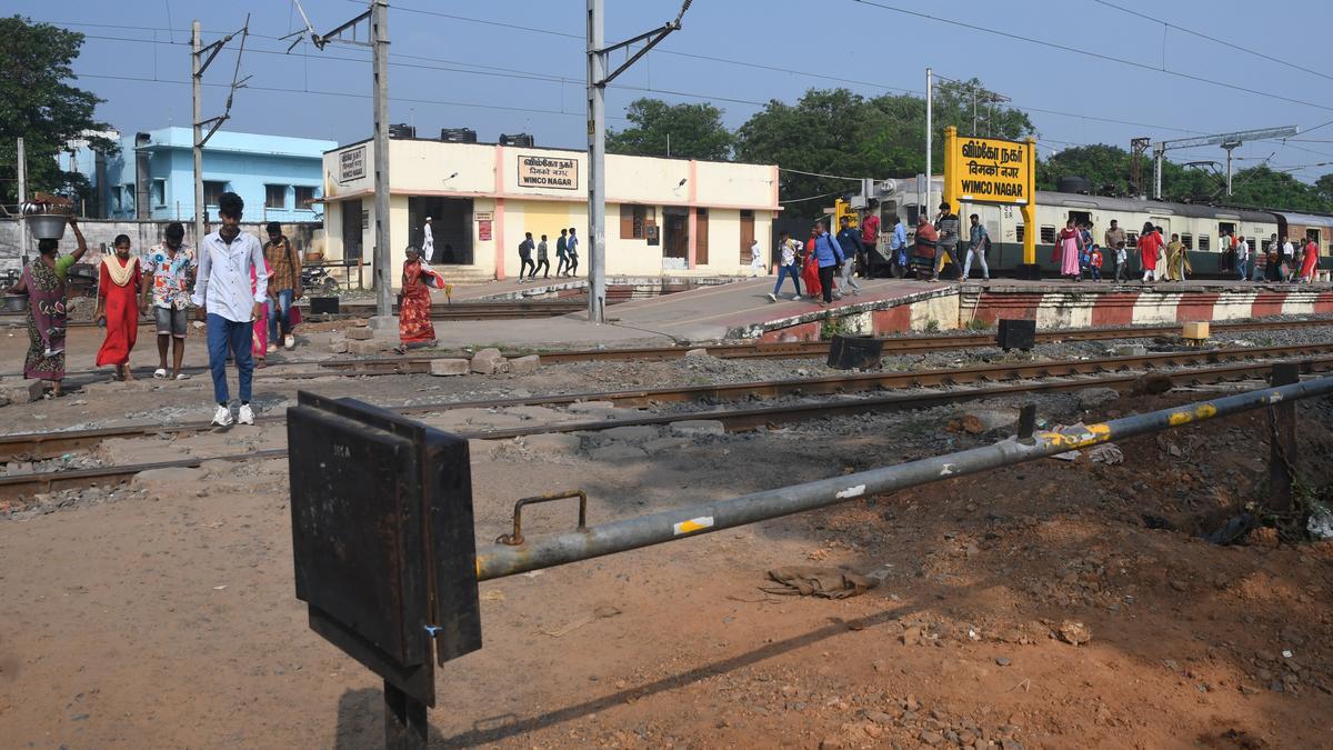 Highways Department begins work on subway near Wimco Nagar railway station