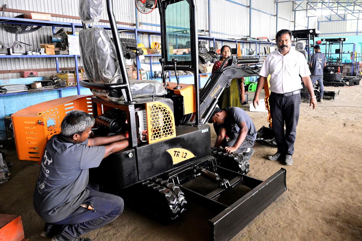 Tamgo Agro Machines Private Limited, a start-up industry, at Kuttathupatti in Dindigul district. 