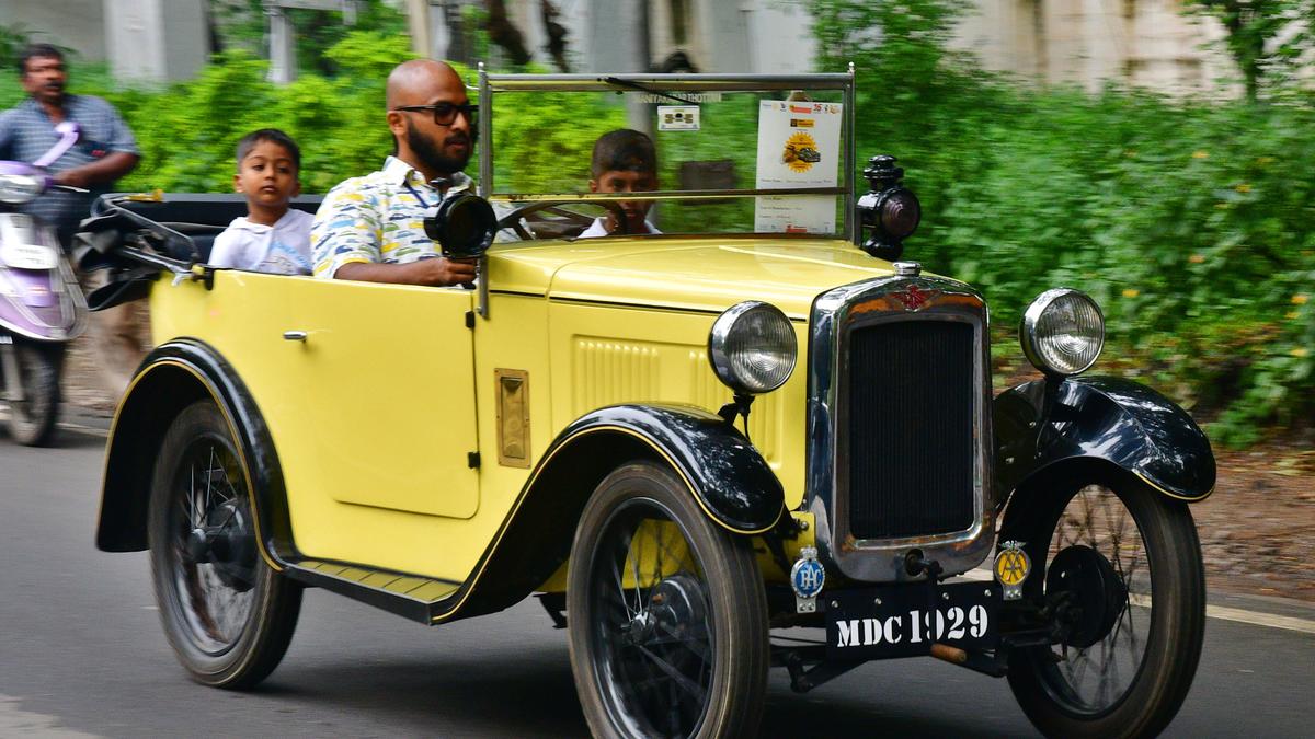 Vintage car show in Coimbatore takes people down the memory lane