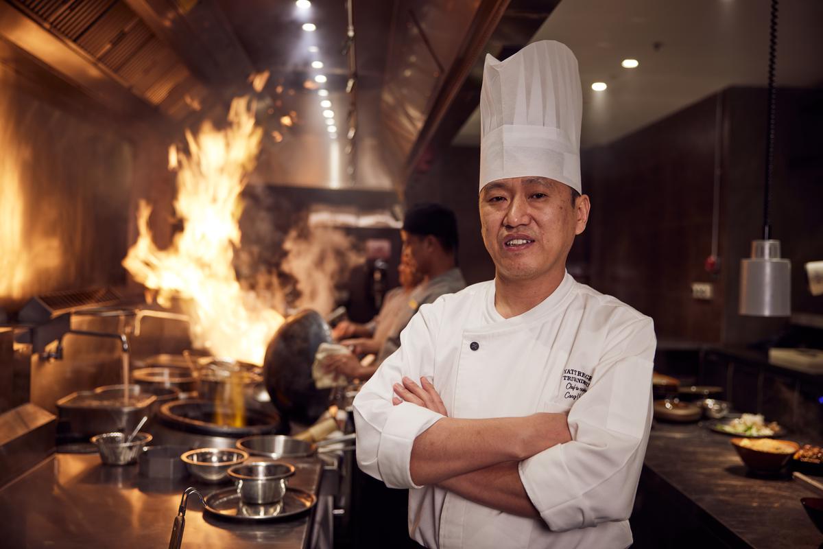 Chef Li is at the helm of The Oriental Kitchen at the Hyatt Regency in Thiruvananthapuram 