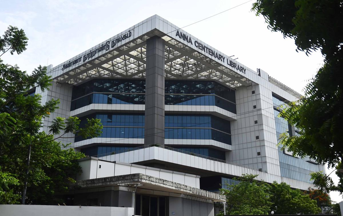 The Anna Centenary Library (right), inaugurated by Chief Minister M. Karunanidhi on September 15, 2010, is also the State Public Library. The Anna Centenary Library (right), inaugurated by Chief Minister M. Karunanidhi on September 15, 2010, is also the State Public Library.