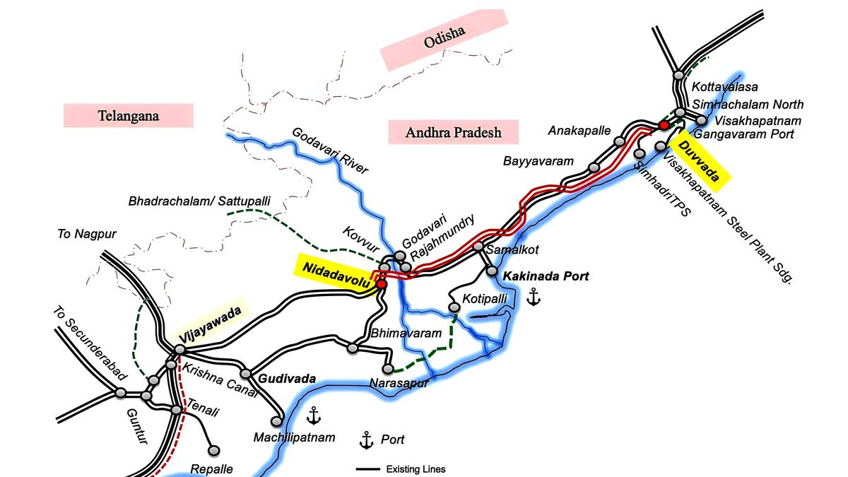 Union Cabinet approves new railway lines at a cost of ₹9,889 crore in Andhra Pradesh