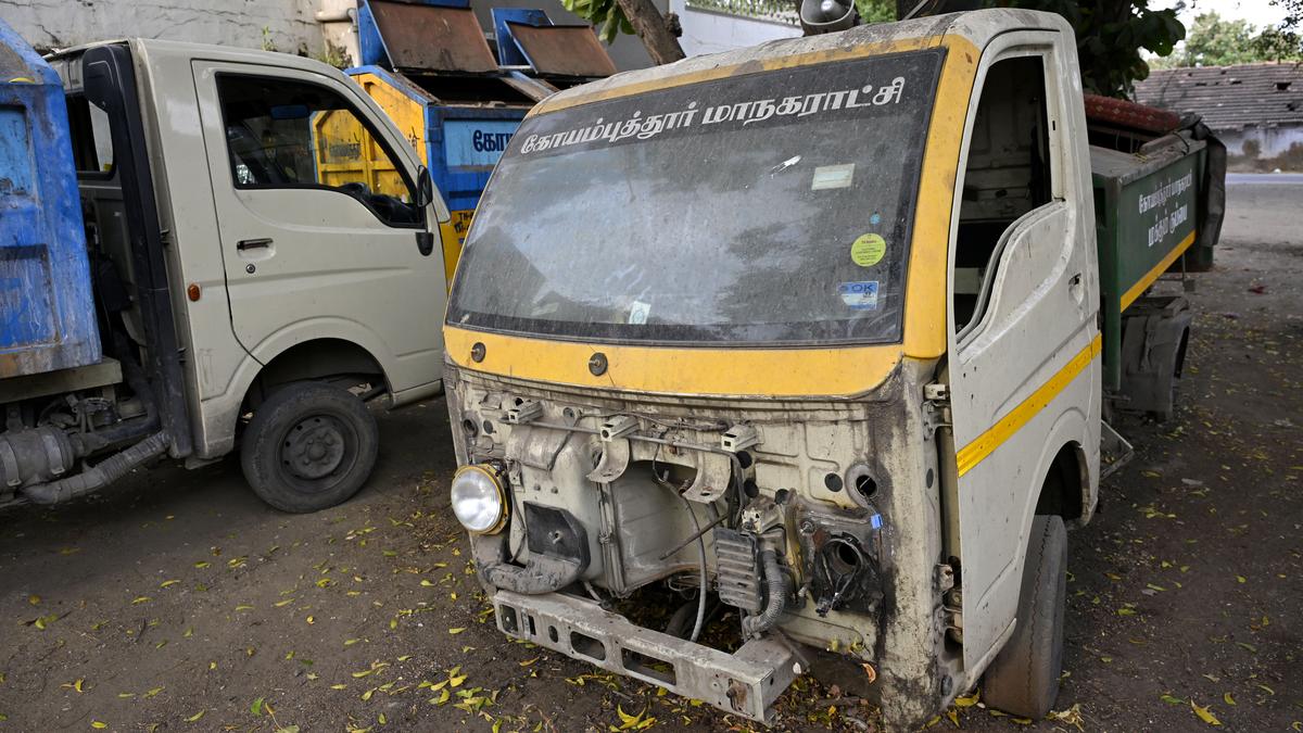 Contract drivers raise concern over poor maintenance of waste disposal vehicles in Coimbatore