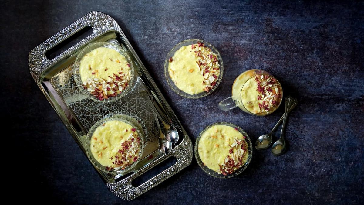 Add colour to your Holi spread with this Mango Phirni