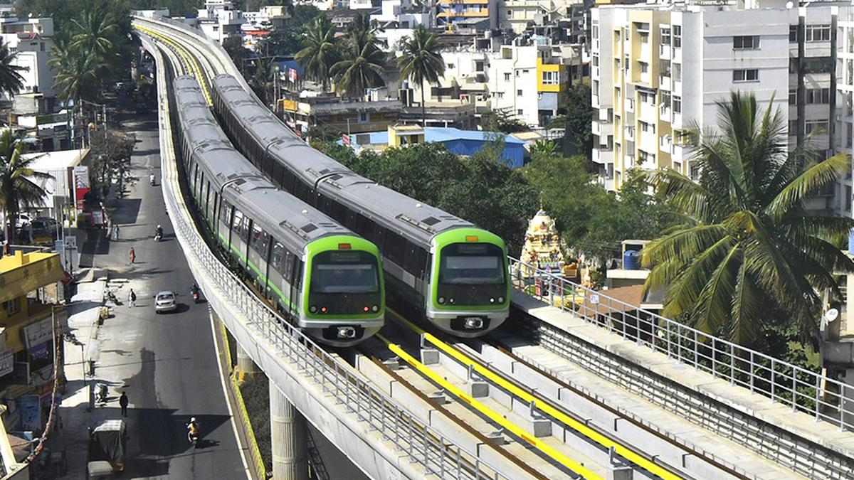 Two men try to cross Namma Metro tracks in Bengaluru, delay trains for 10 minutes