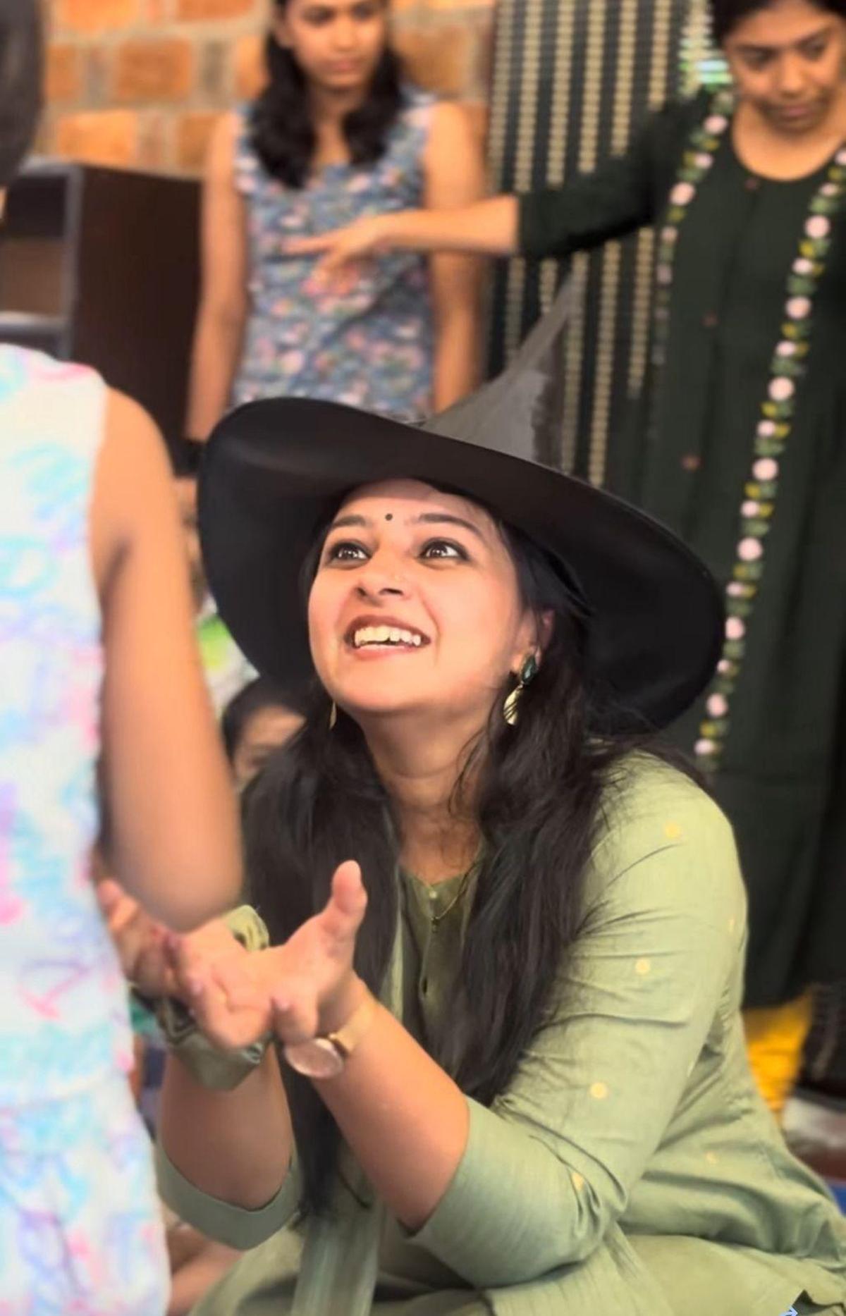 Janaki Hari at her storytelling session