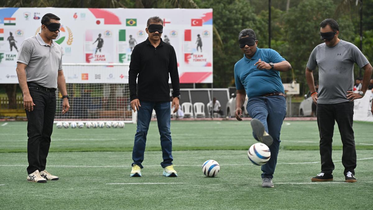 Judges go blindfolded to kick off Women’s Blind Football World Cup