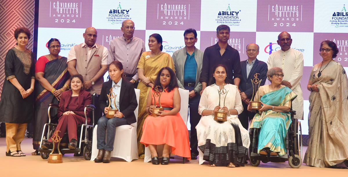 Five persons with disabilities honoured at CavinKare Ability Awards 2024