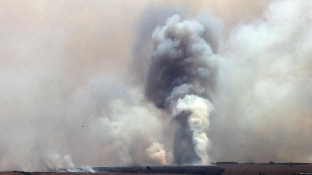 Hezbollah fires over 200 rockets into Israel after killing of senior commander