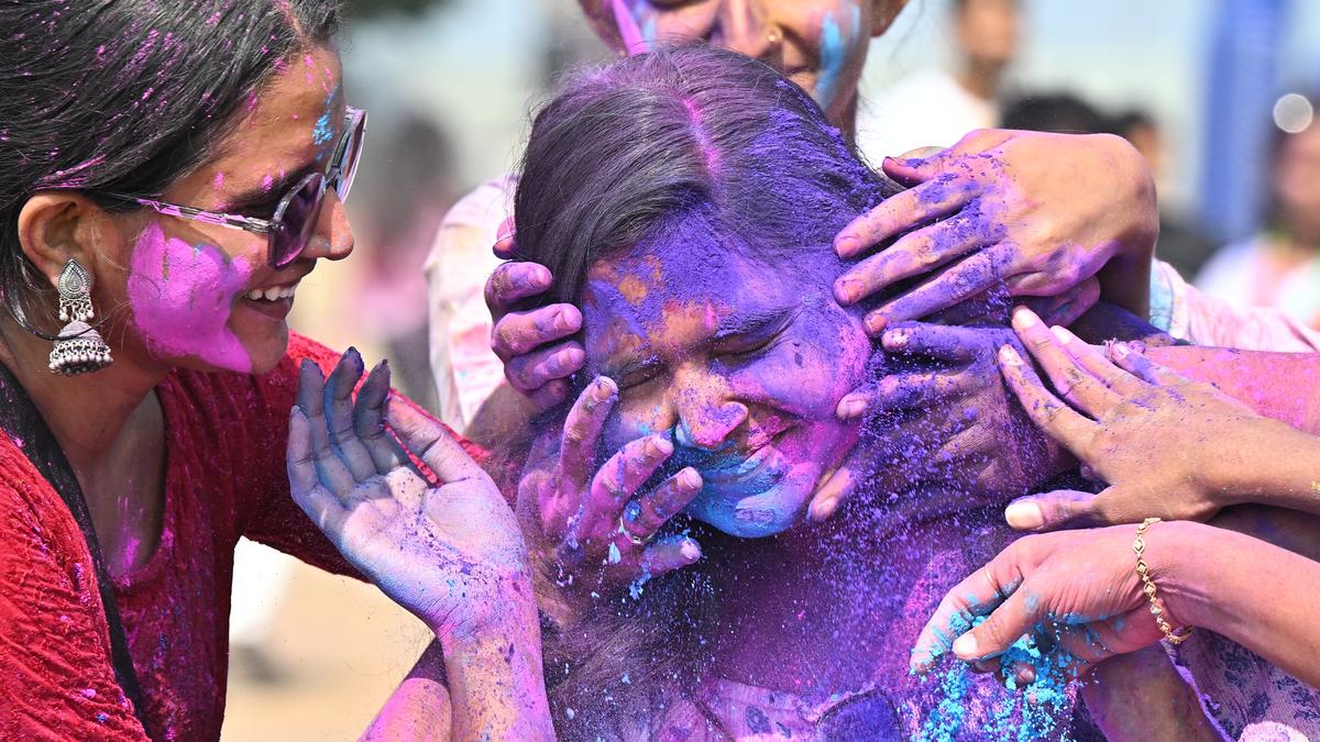 Holi in Vijayawada: Vibrant hues, rhythmic beats, and joy unplugged!