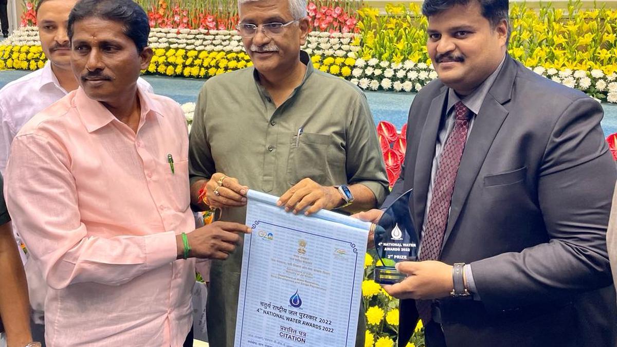 Kadavur water conservation project gets national award