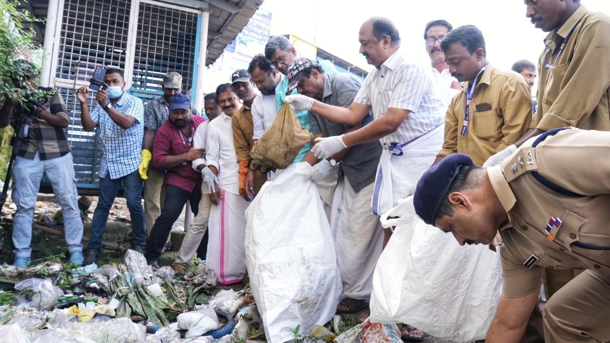Mega sanitation drive held at Kottarakara  