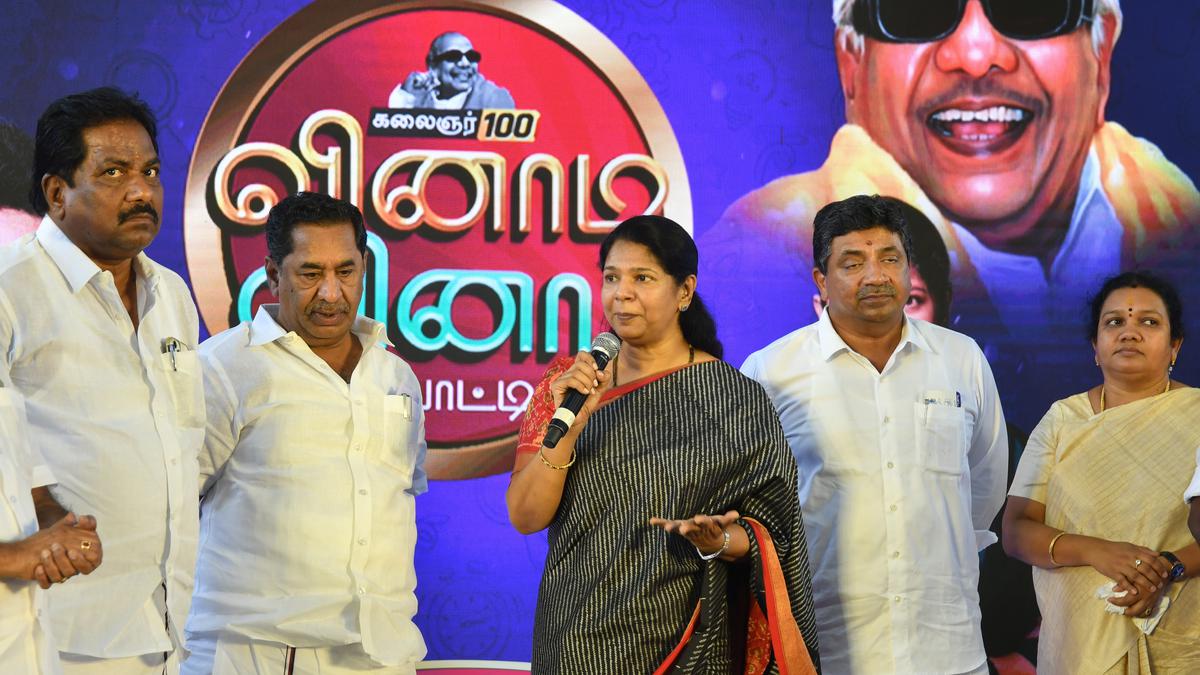 Younger generation should learn Dravidian ideology, says Kanimozhi