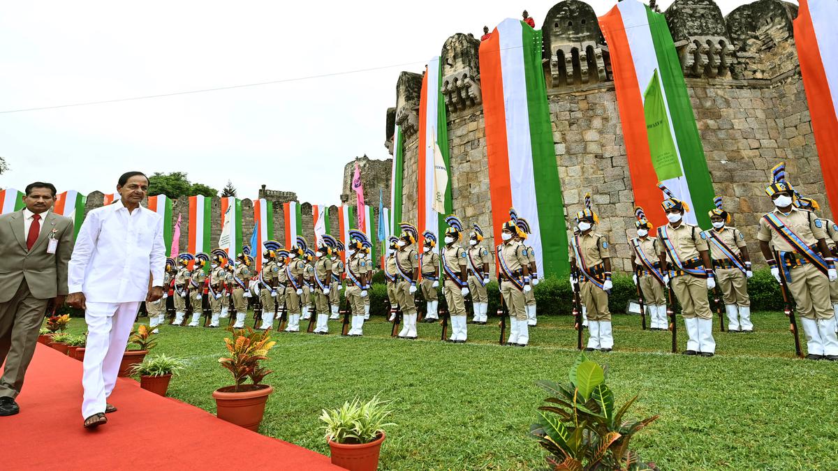 Independence Day celebrations: National Anthem echoes across Telangana