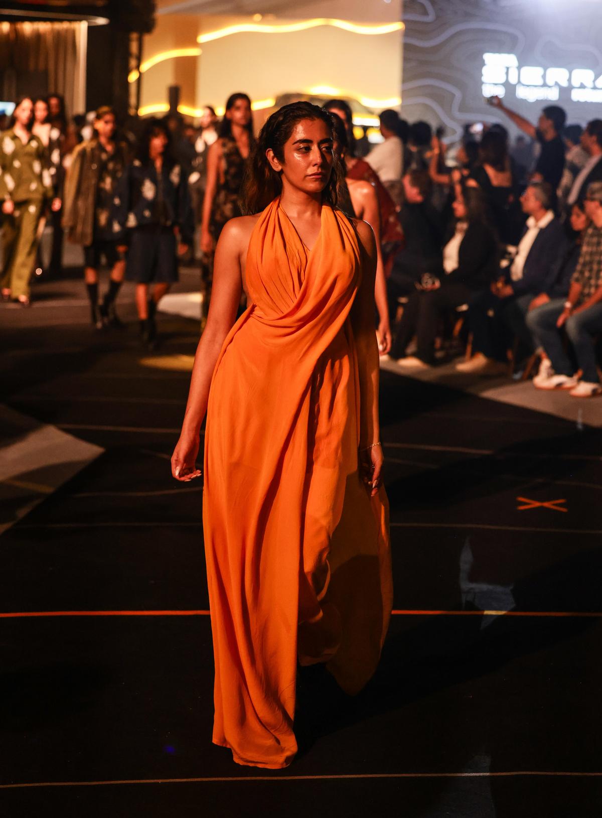 The one-piece stitched sari The one-piece stitched sari