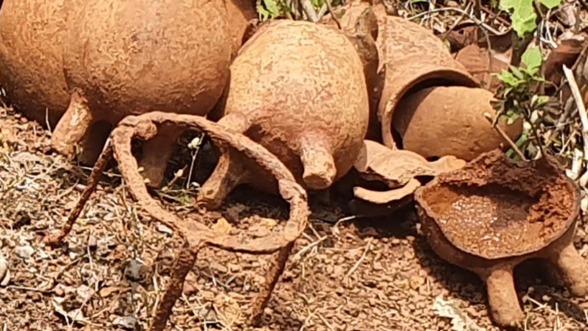 Ancient megalithic-era artefacts unearthed in Manimoola during Jal Jeevan Mission works