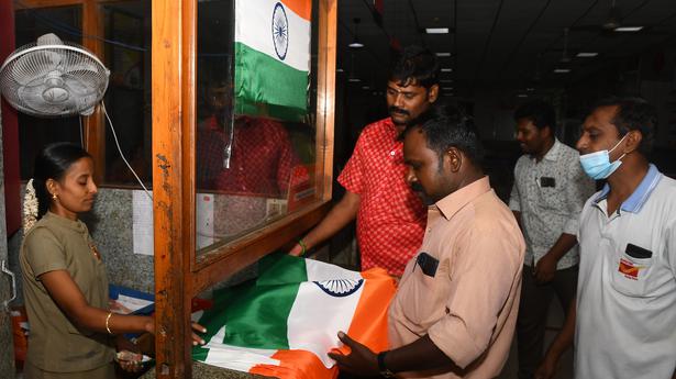 Post offices see brisk sale of national flags