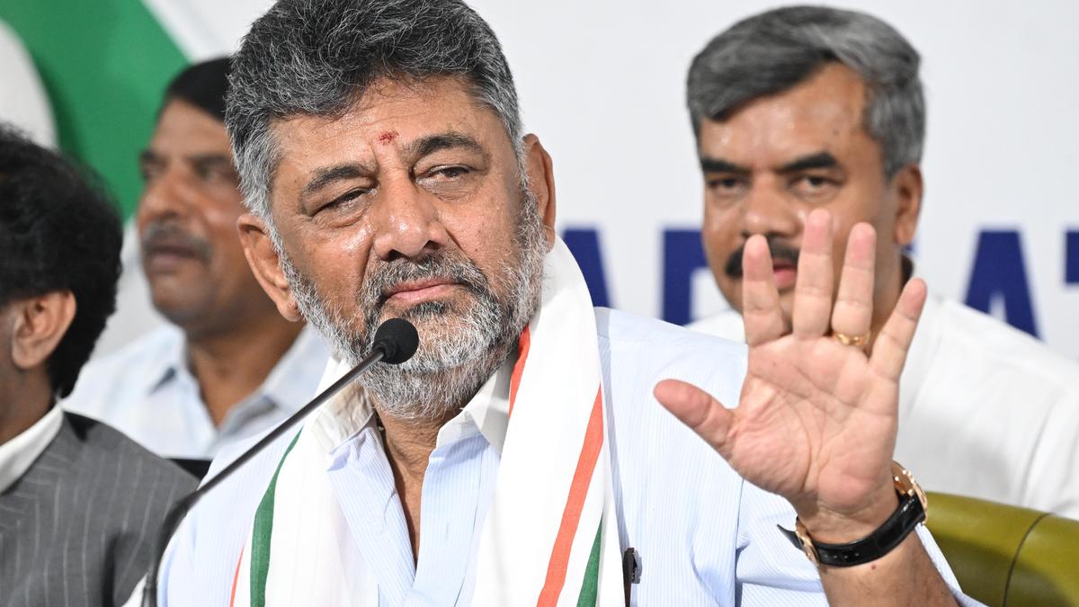 Karnataka Deputy Chief Minister D.K. Shivakumar takes a dig at Prime Minister Narendra Modi