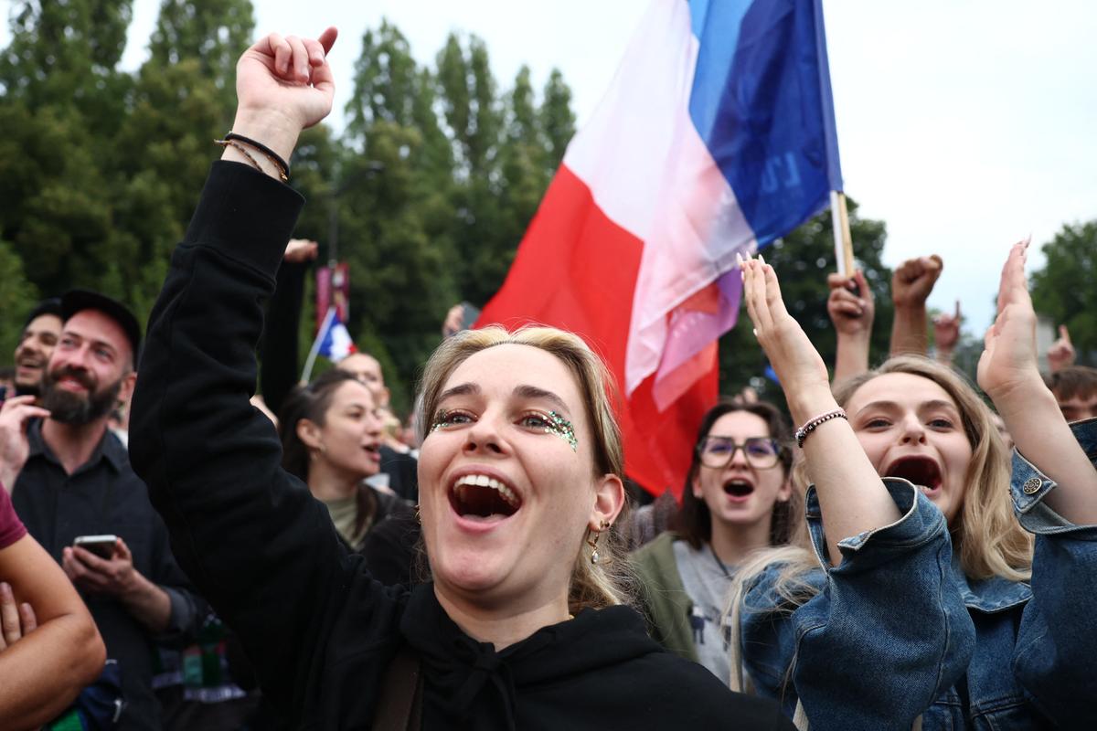 French leftists win most seats in elections, pollsters say; far right falls to third