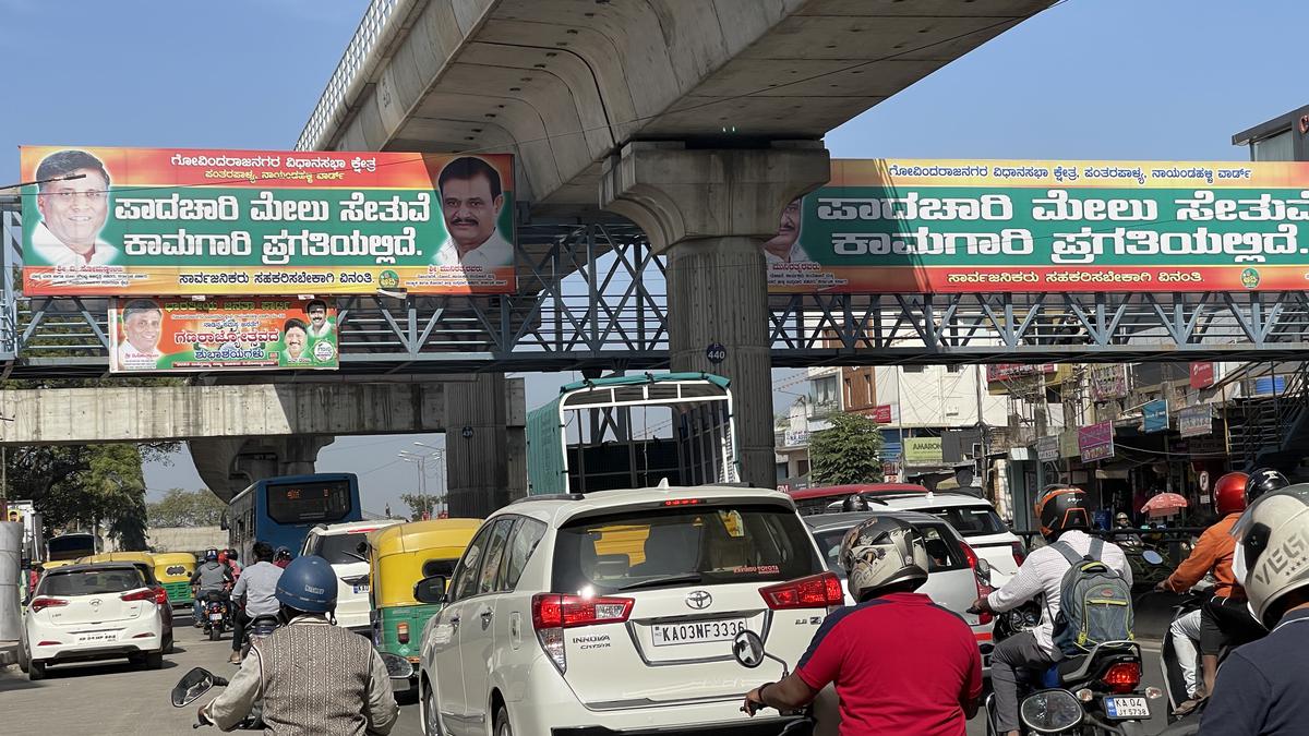 BBMP allows ads on skywalks in Bengaluru, but won’t take money for the same, avoids collecting over ₹50 crore from advertisers