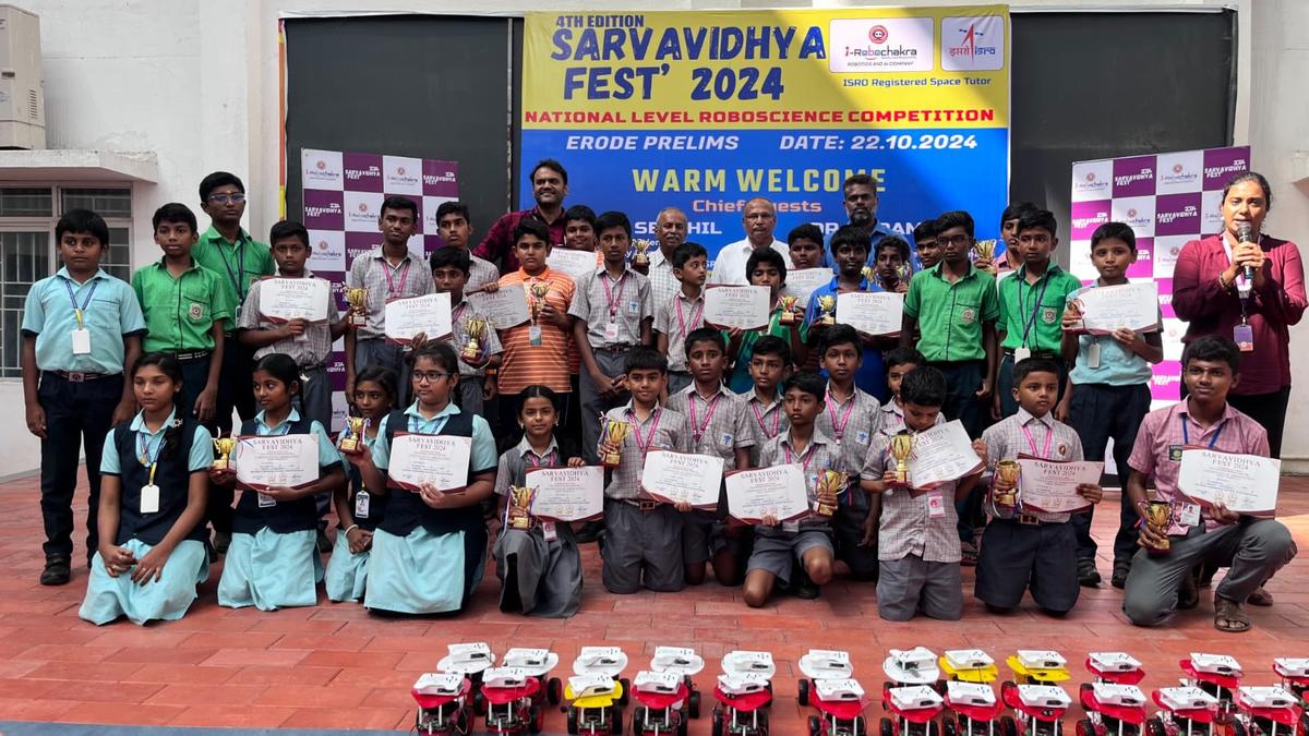 National-level roboscience competition prelims held in Erode