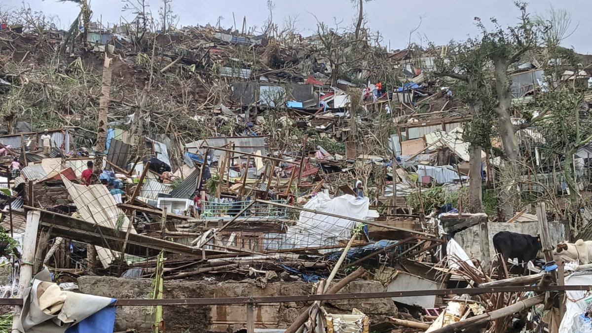 At least 11 dead in French territory of Mayotte as Cyclone Chido causes devastating damage