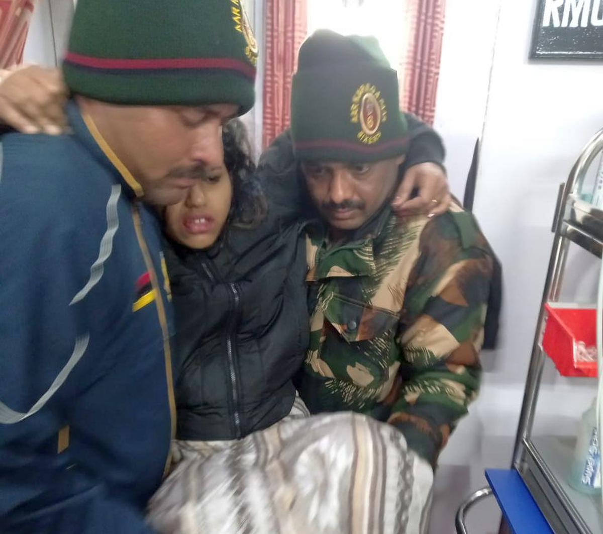 Seven persons were administered first aid and returned to Gangtok, officials said. Photo: Special Arrangement Seven persons were administered first aid and returned to Gangtok, officials said. Photo: Special Arrangement