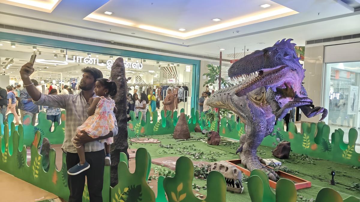 Children also take home dinosaur-themed memorabilia 