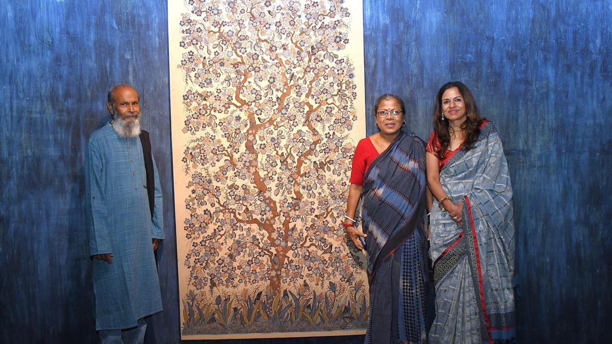 Blue Futures exhibition at Hampi Art Labs reimagines legacy of indigo