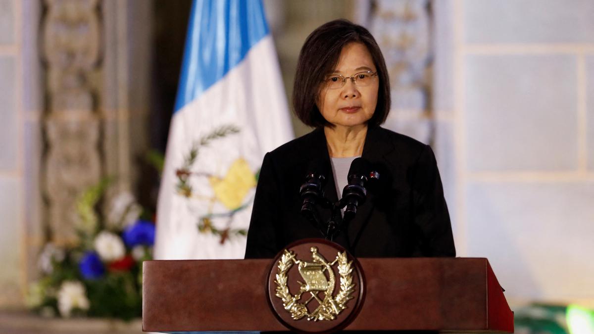 After contentious U.S. visit, Taiwan's President arrives in Central America