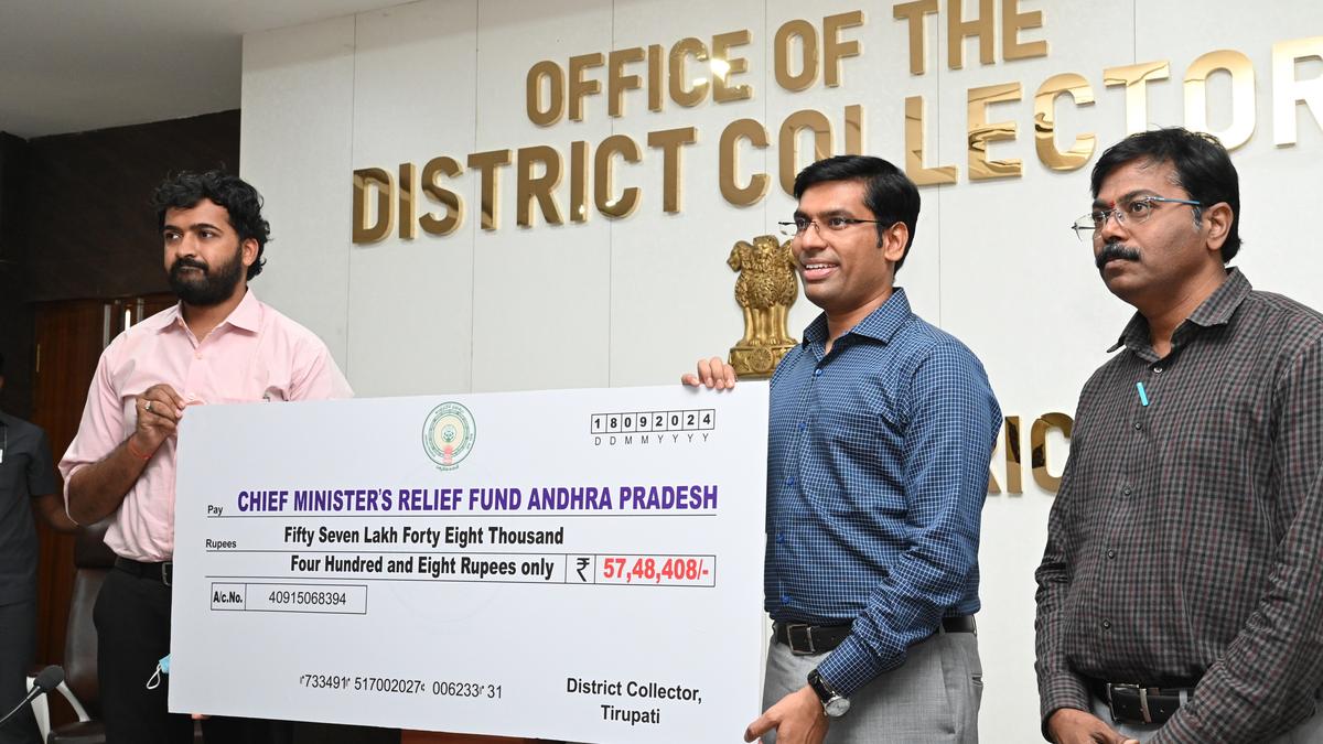 Donations pour in for Vijayawada flood victims