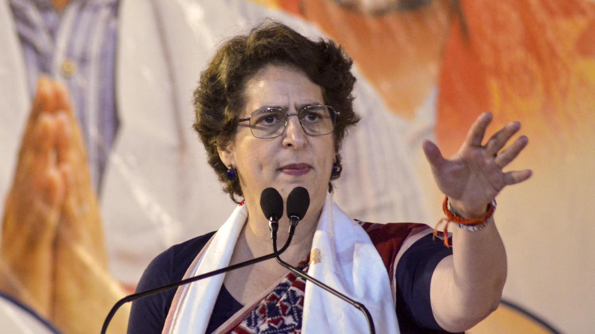 Priyanka Gandhi alleges CPI(M) in ‘deal’ with BJP for April 9 polls in Kerala