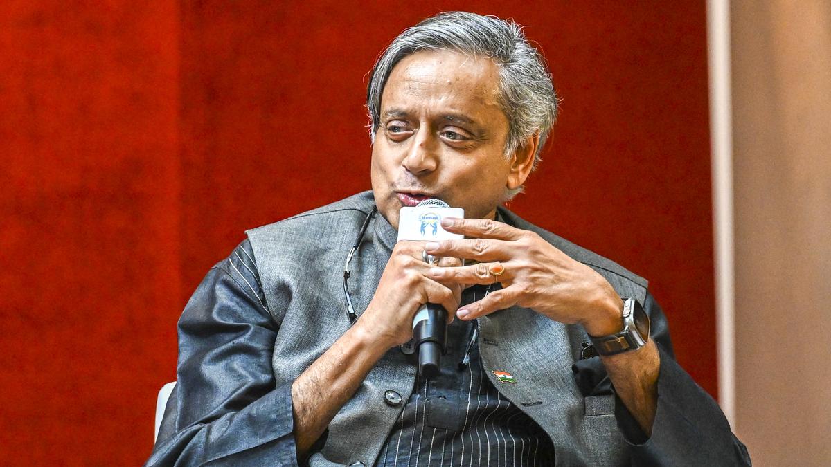 U.S. tariffs: ‘We should also raise it to 50%,’ says Shashi Tharoor