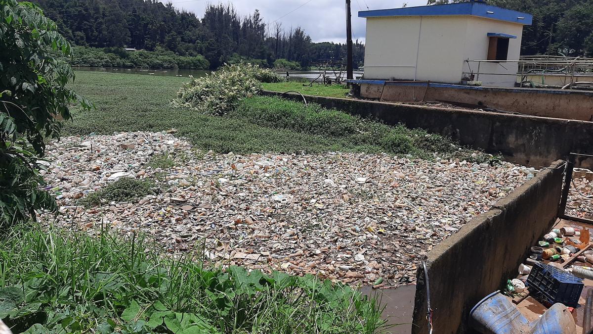 Dumping of waste into Kodappamund channel leads to parts of Ooty town being flooded