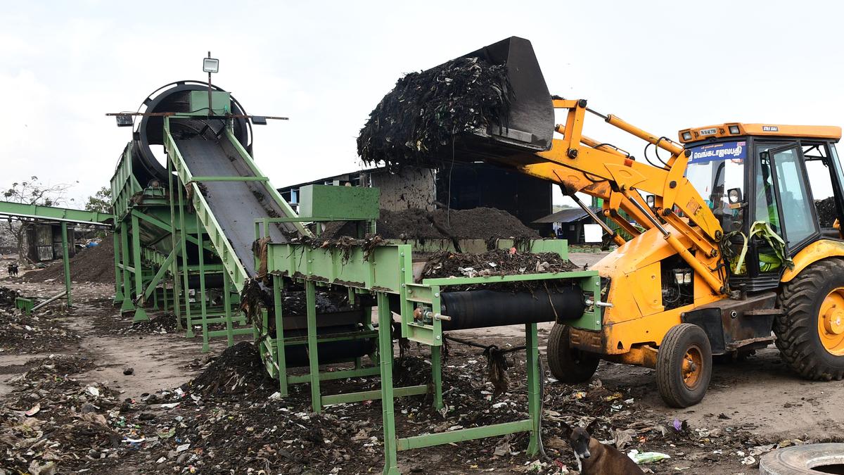 Worker loses legs after being trapped in shredder at Coimbatore’s Vellalore dump yard