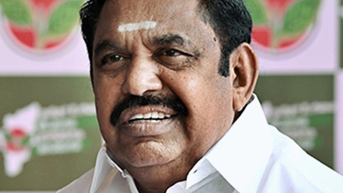 Procure paddy from farmers without restriction on moisture content, Palaniswami tells govt.