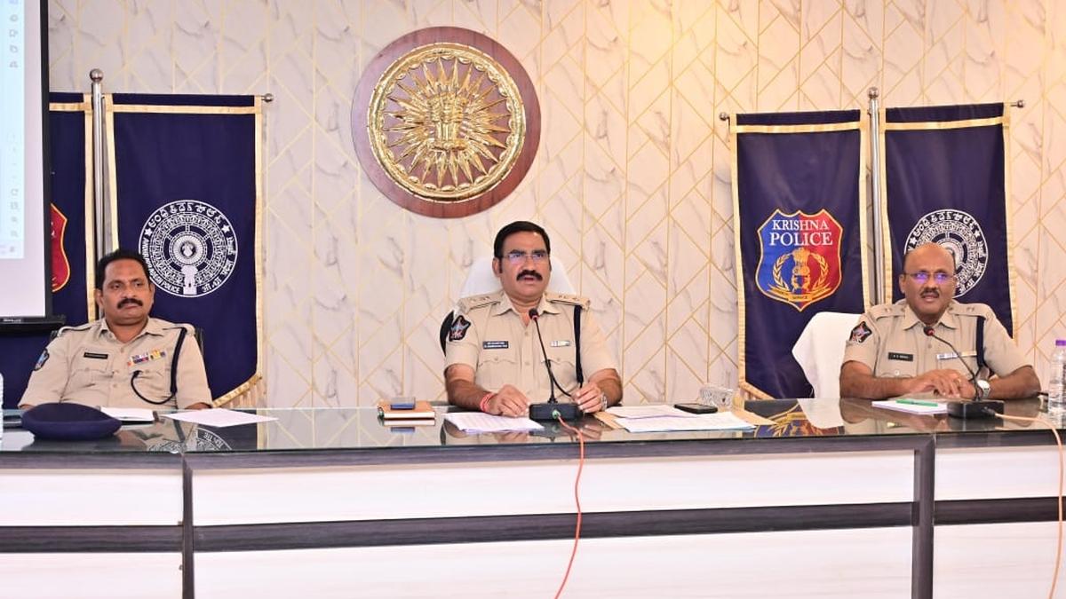 Use drones to keep vigil on vulnerable places, Krishna SP tells personnel