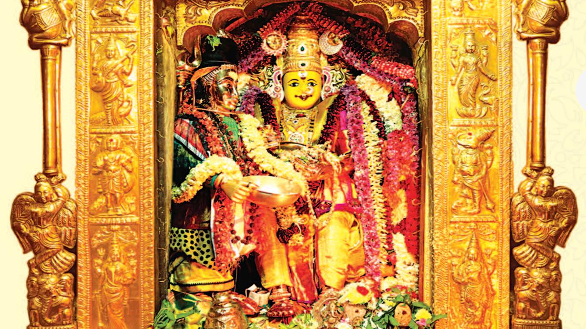 Vijayawada: Sri Annapoorna Devi alankaram atop Indrakeeladri on ...