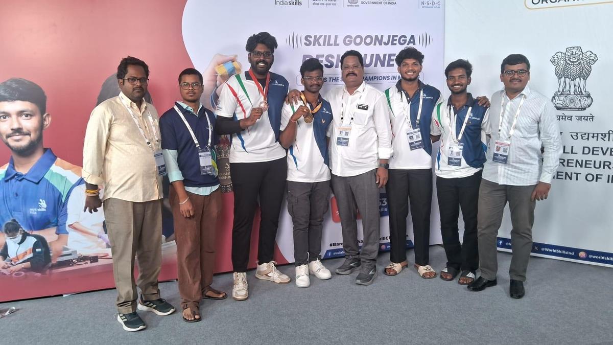 A.P. students bag seven medals at India Skill Competition