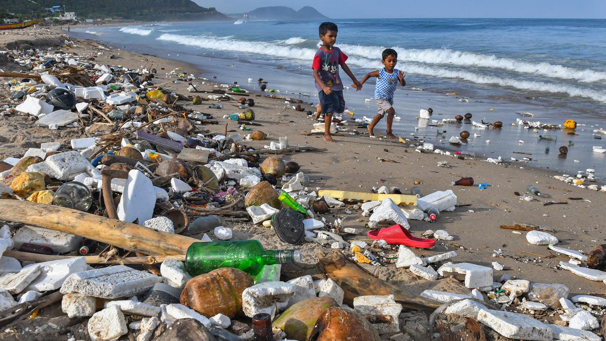 Residents of Vasavanipalem and Jalari Yendada bear the brunt of beach pollution in Visakhapatnam