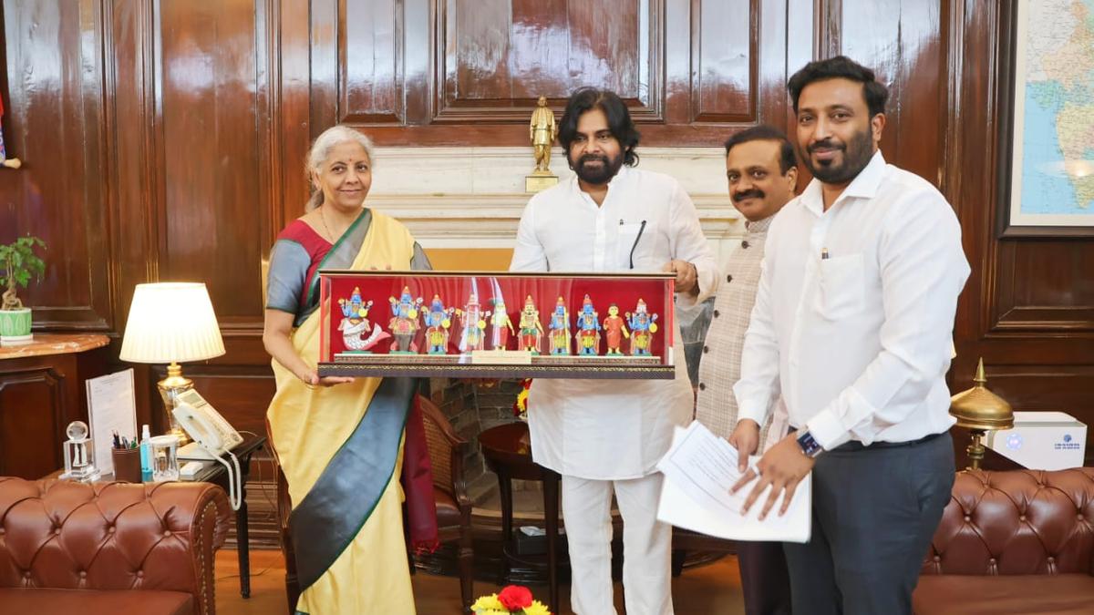 Pawan Kalyan meets Nirmala Sitharaman, C.R. Patil