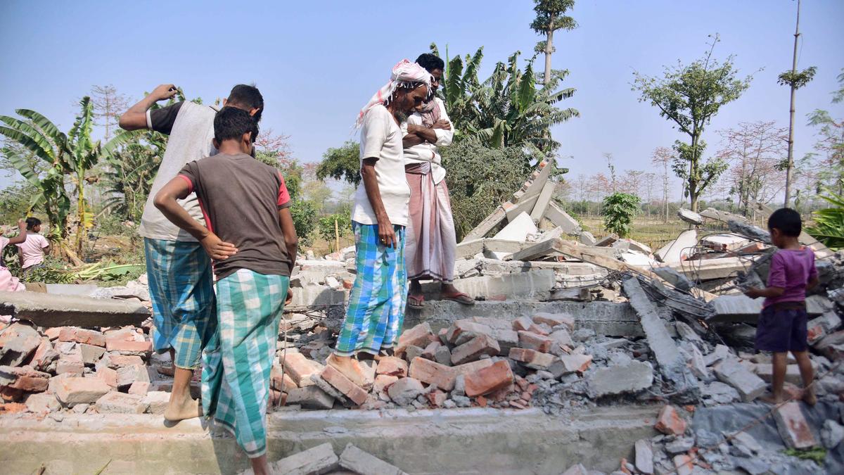 Eviction drive continues for second day in Assam's Sonitpur